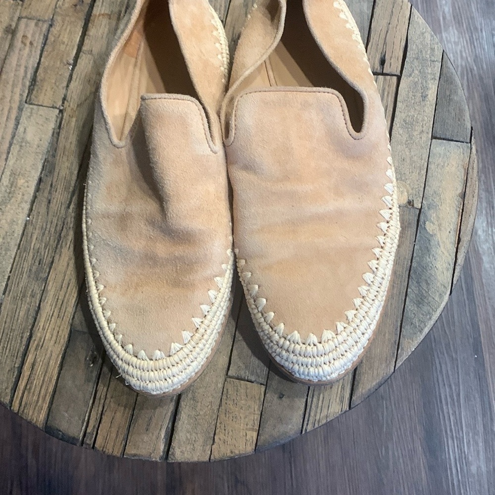 Vince Tan Suede Slip-On